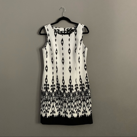 Ronni Nicole Size 8 Black and White Dress - Picture 1 of 9